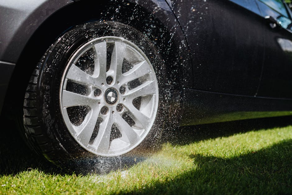 Cleaning car alloy wheels